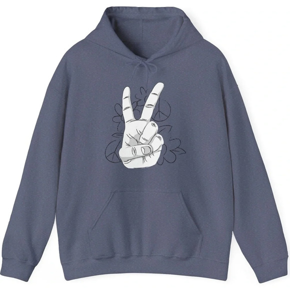 Generic Other - “Peace is Proud” Custom Graphic Design Unisex Hoodie